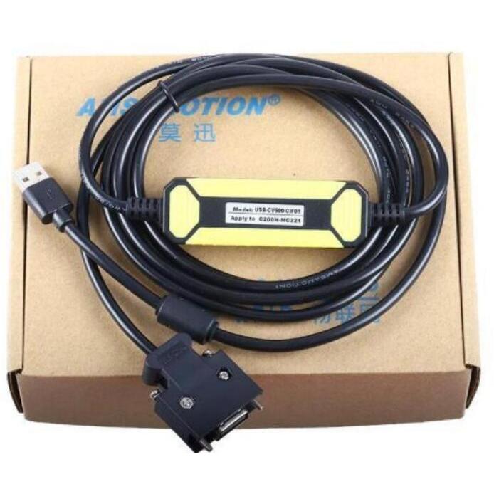 新品☆ オムロン C200H-MC221 PLC ケーブル シーケンサー USB-CV500