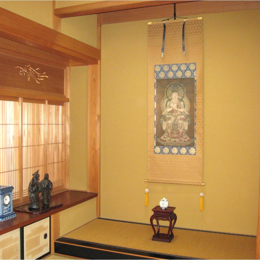 掛け軸 掛軸 大日如来像（金剛界）根津美術館蔵 重要文化財 (複製・) 共