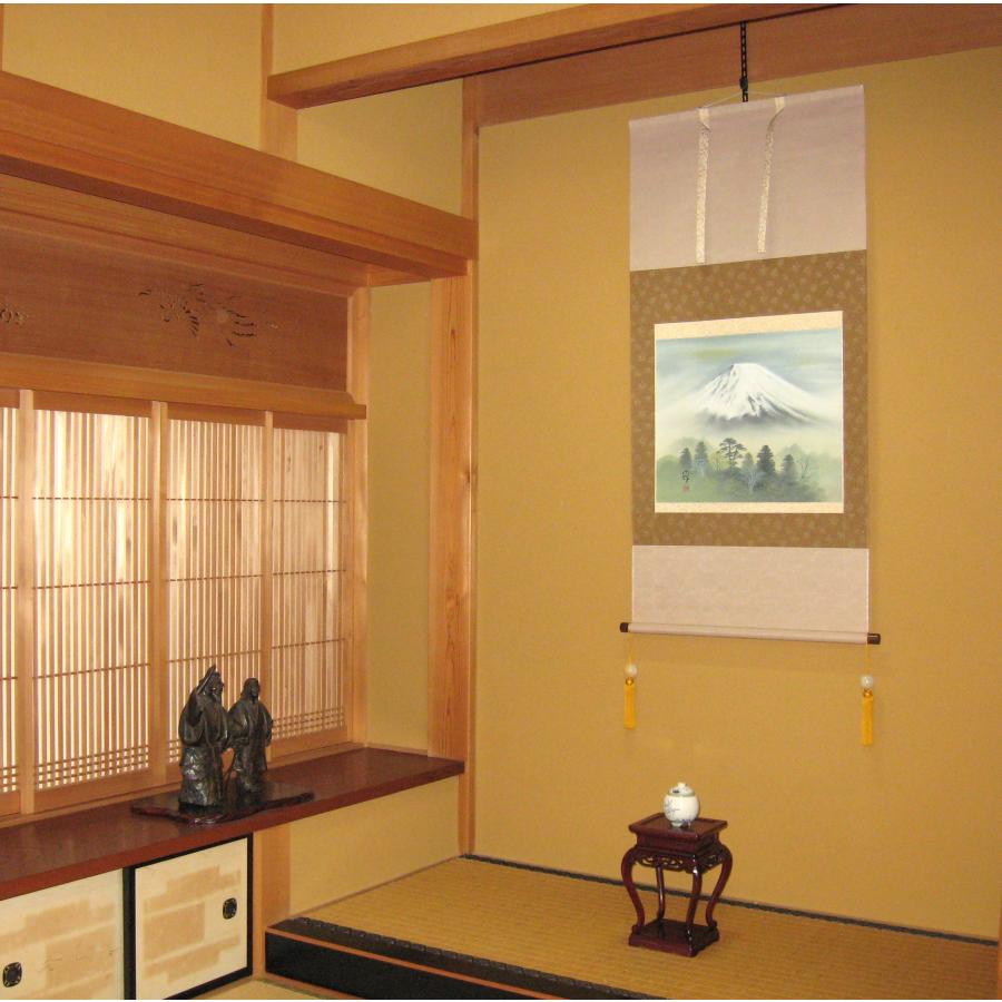 掛け軸 掛軸 富峰風景(富士山) 成瑞 (真筆・中古) 共箱・タトウ 掛け軸 掛軸 富峰風景(富士山) 成瑞 (真筆・中古) 共箱・タトウ