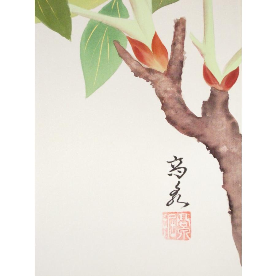 真作】掛軸 牡丹図 華麗なる百花の王 華やかな吉祥画 合箱入 R89 吉祥