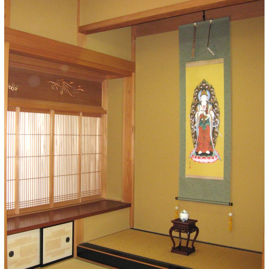 掛け軸 掛軸 聖観音 林 翠光 (特殊工芸作品・新品) : 掛け軸の専門店
