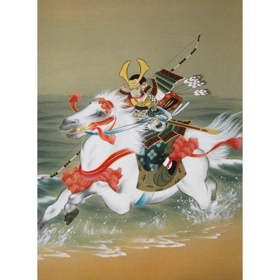 掛け軸 武者（黒馬）森 雪堂 掛け軸 掛軸 武者(黒馬) 森 雪堂 (真作・新品) : 掛け軸の専門店