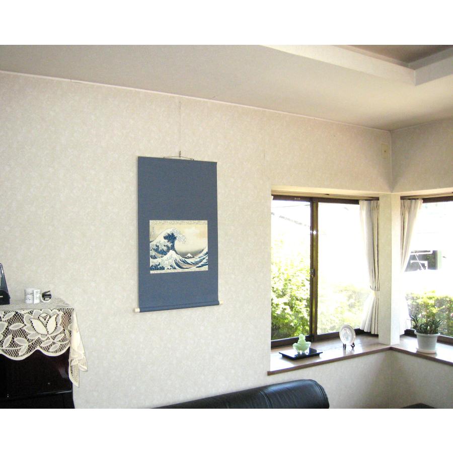 掛け軸 タペストリー 冨嶽三十六景 神奈川沖浪裏 葛飾北斎 （工芸作品