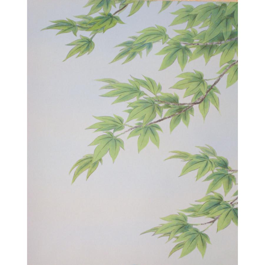 掛け軸 掛軸 翡翠 (かわせみ) 橋谷和樹 (真作・新品)_3