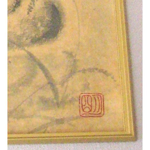 穐月 明 野の佛 (真筆・中古) 額 共シール 4号 Yahoo!オークション - 真作