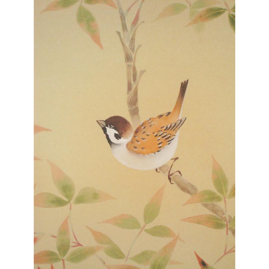 掛け軸 掛軸 南天 石田大寿 (特殊工芸作品・新品) : 掛け軸の専門店 香