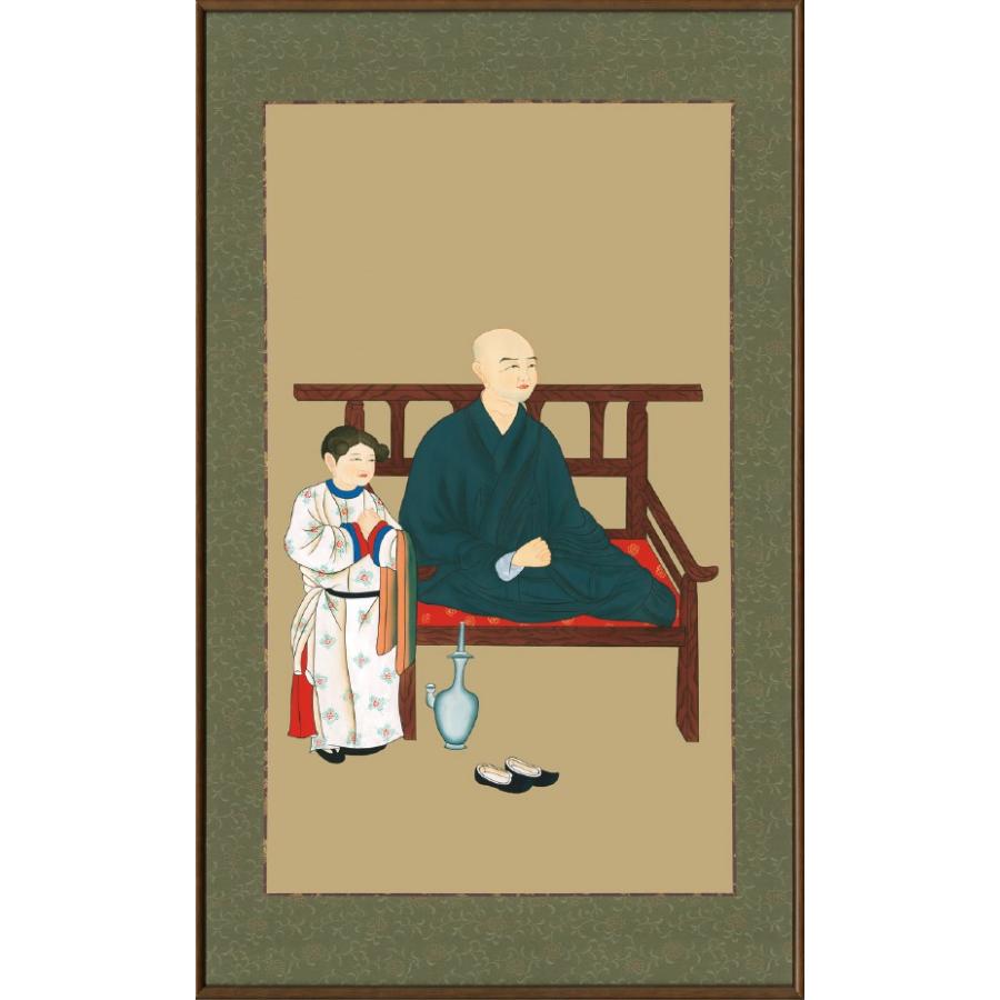 額 真言八祖 (八枚セット) 複製仏画・新品 : 掛け軸の専門店 香