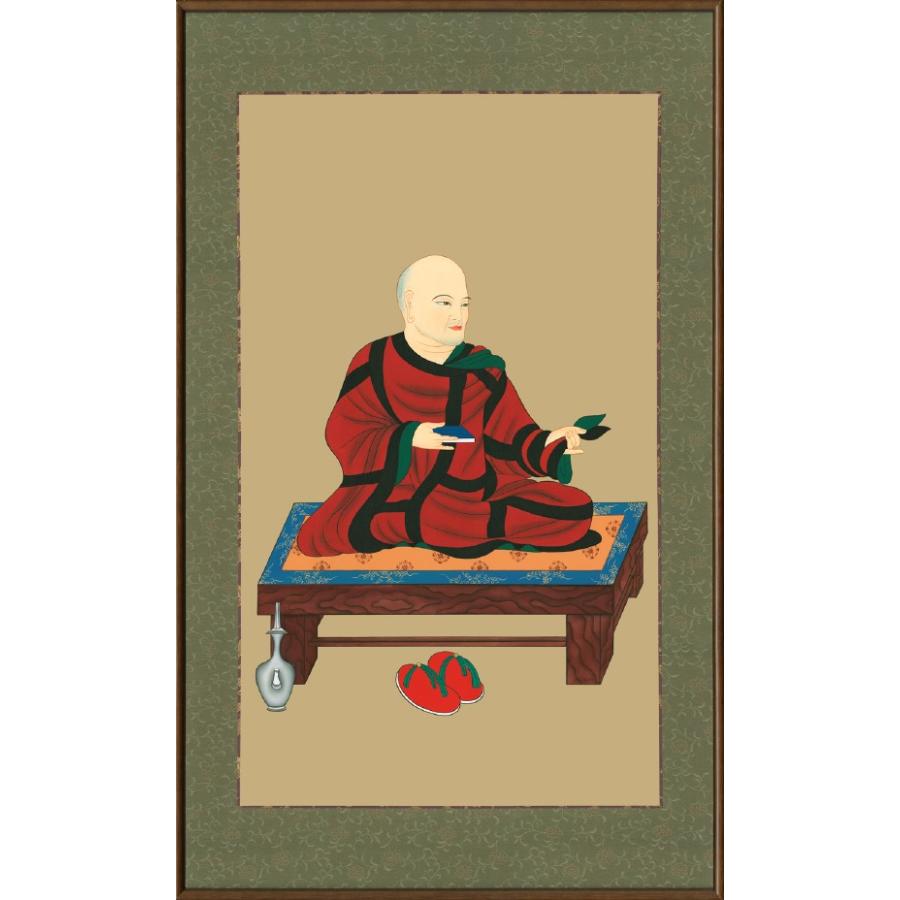 額 真言八祖 (八枚セット) 複製仏画・新品 : 掛け軸の専門店 香