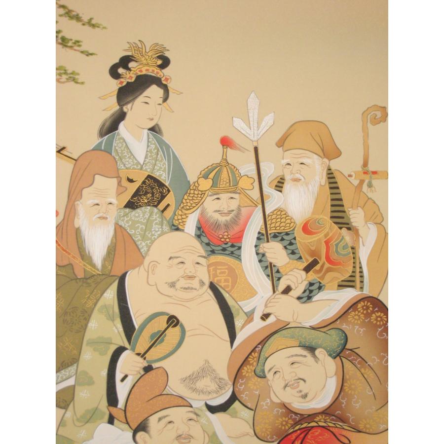 掛け軸 掛軸 七福神 今井真秋 (真作・新品) : 掛け軸の専門店 香 掛け軸 掛軸 七福神 今井真秋 (真作・新品) : 掛け軸の専門店 香