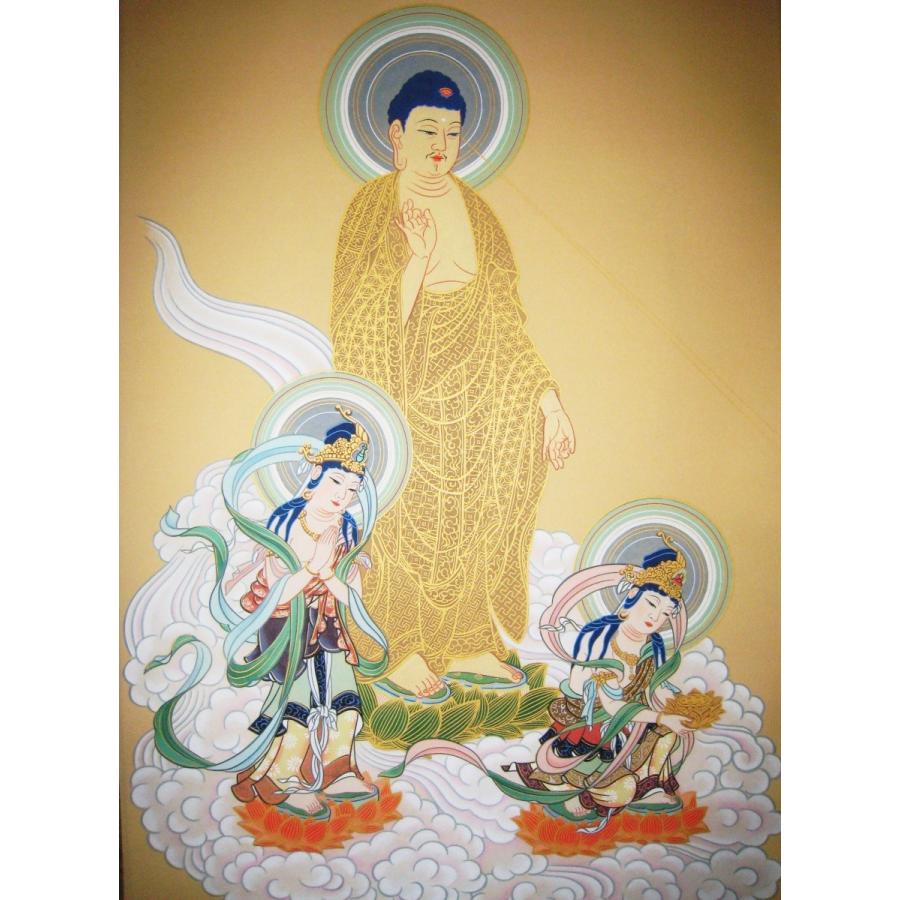 【真作】武藤紅雲/十三佛図/十三仏図/仏事掛/掛軸/名家伝来/AB-834 ミニ掛け軸 十三佛 (十三仏)◇武藤紅雲（真作・新品）120センチ丈