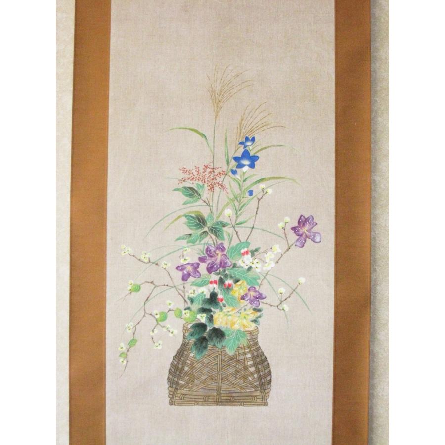 掛け軸 掛軸 花籠 高木硯山 (真作・新品) : 掛け軸の専門店 香遊