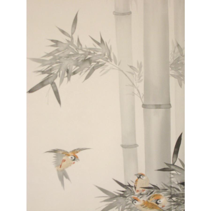 掛け軸 掛軸 竹に雀 沢田岱湖 (真作・新品) : 掛け軸の専門店 香遊