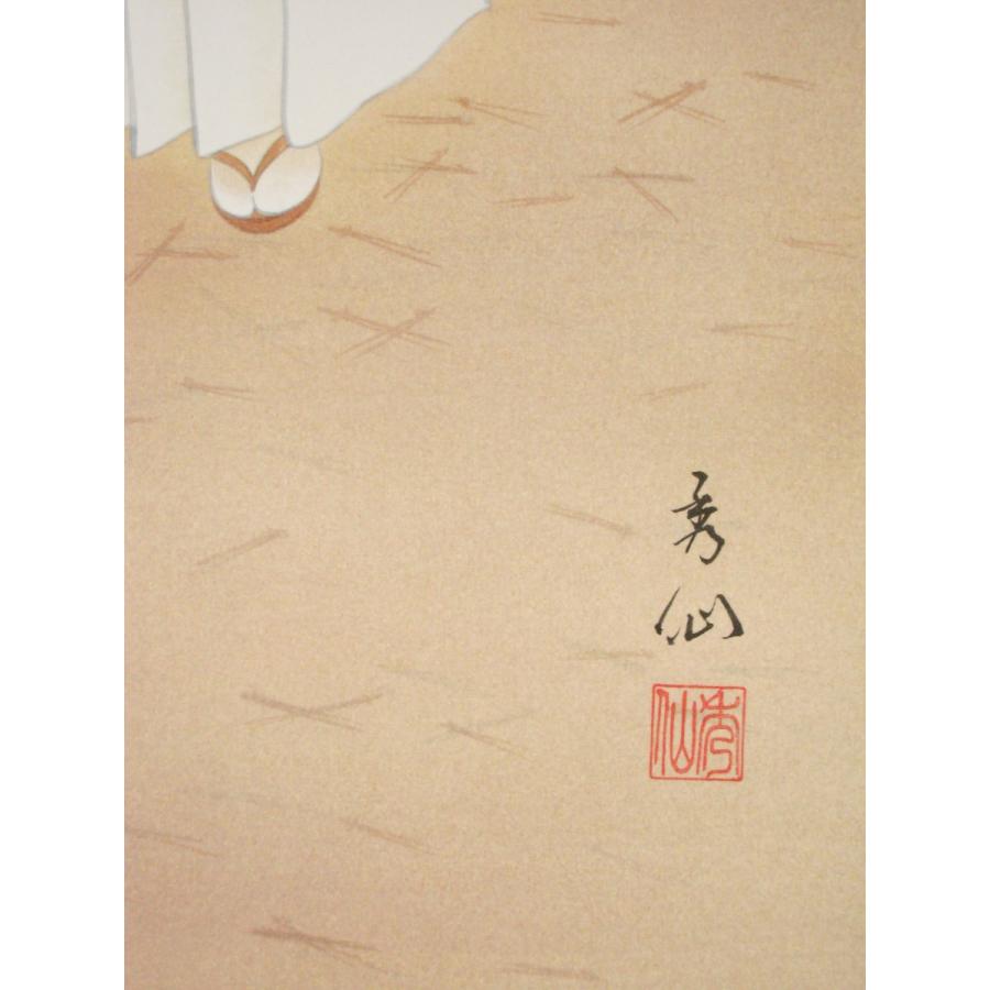 掛け軸 掛軸 高砂 野田秀仙 (特殊工芸作品・新品)_5