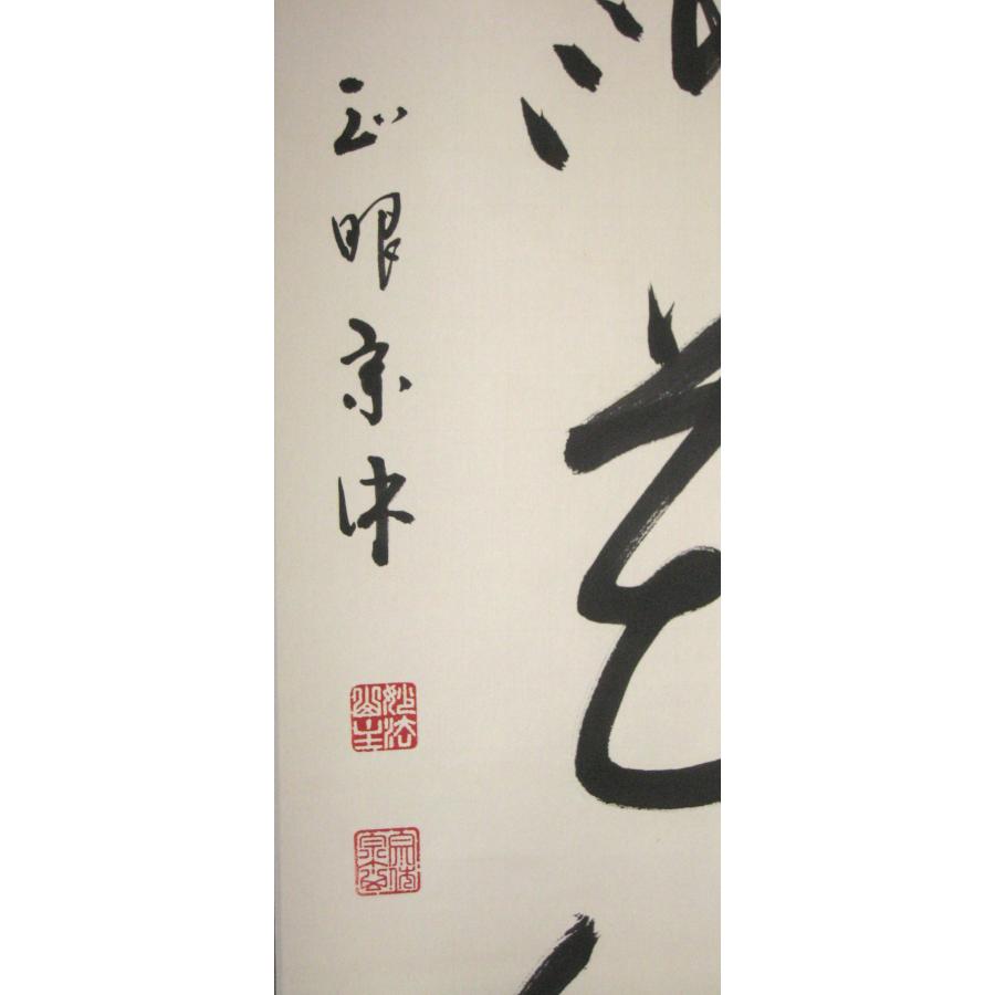 茶掛け 茶掛 柳緑花紅 妙心寺派管長 山川宗玄(宗休) 共箱・タトウ箱付