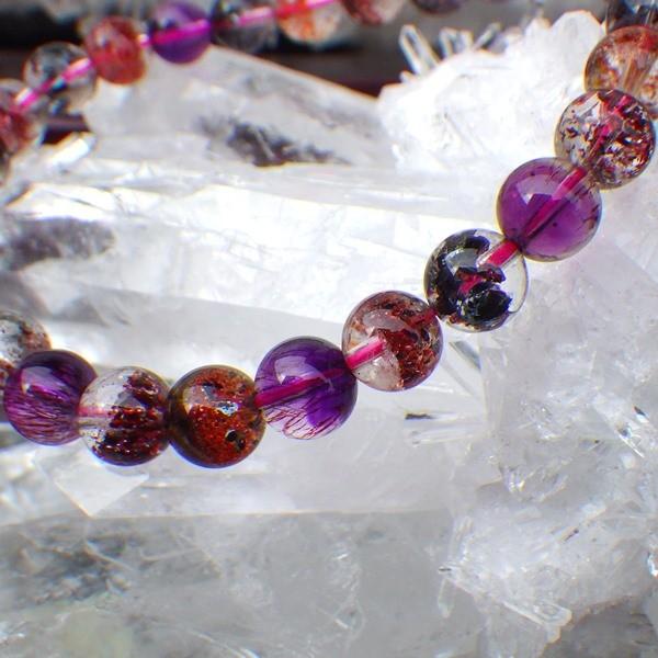 スーパーセブン ブレスレット パワーストーン 天然石 石 メンズ