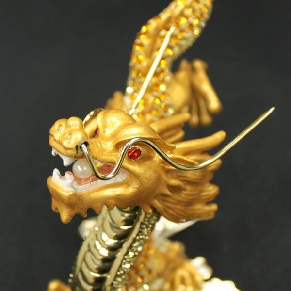 開運 龍置物 龍の置物 風水 龍 置物 金 風水グッズ 玄関 五本爪 金龍