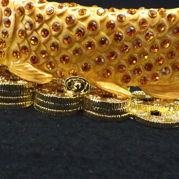 中国清時代銅製金龍魚の置物　激安骨董品　風水財運UP AK908A3-4 中国清時代銅製金龍魚の置物 激安骨董品 風水財運UP AK908A3-4