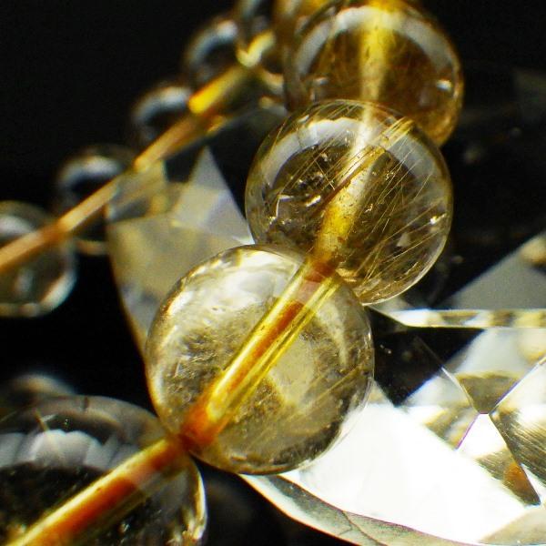 ✴️11㎜ 金針タイチンルチル ルチルブレスレット ルチル