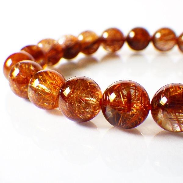 期間限定SALE／金運up ブロンズルチルクォーツのブレスレット 希少 期間限定SALE／金運up ブロンズルチルクォーツのブレスレット 希少