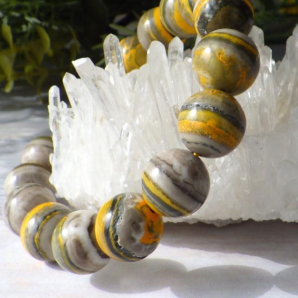 開運 バンブルビージャスパー ブレスレット パワーストーン