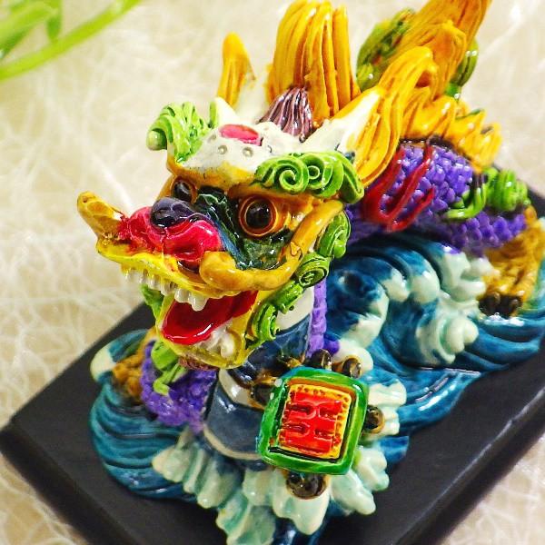 日本人形　開運龍　置物 開運 龍の置物 玄関 干支 金 銅製 5本爪 金色 龍置物 龍 置物