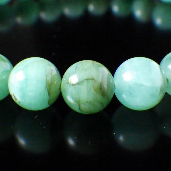 天然石☆極上大粒ミントエメラルド×極上Dクォーツのブレス・トップ14kgf 開運 エメラルド ブレスレット メンズ 緑の石 パワーストーン お守り