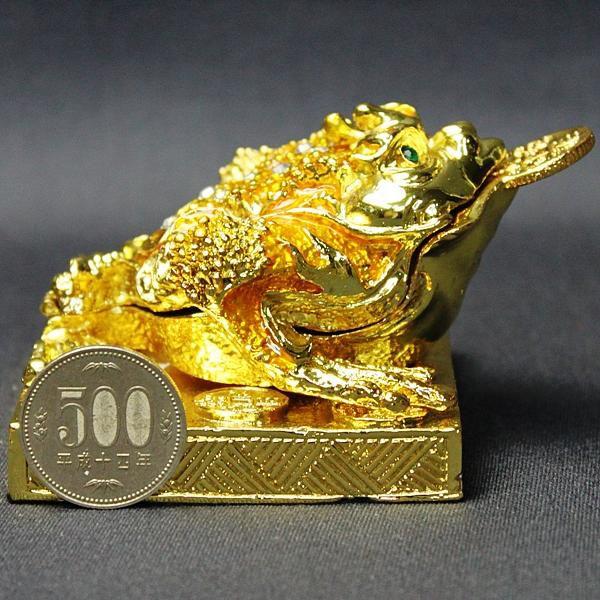 特大 希少 銭蛙 三脚蟾蜍 銅 金運 彫刻 置物 開運 風水 骨董