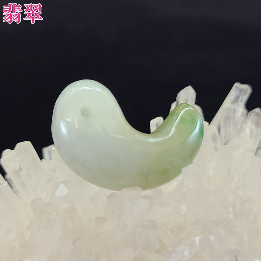 開運 ヒスイ 翡翠 勾玉 天然石 30mm お守り 5月誕生石 パワーストーン