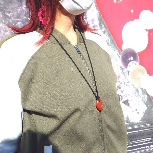 カーネリアン パワーストーン 部屋の浄化 天然石 六角形の柱