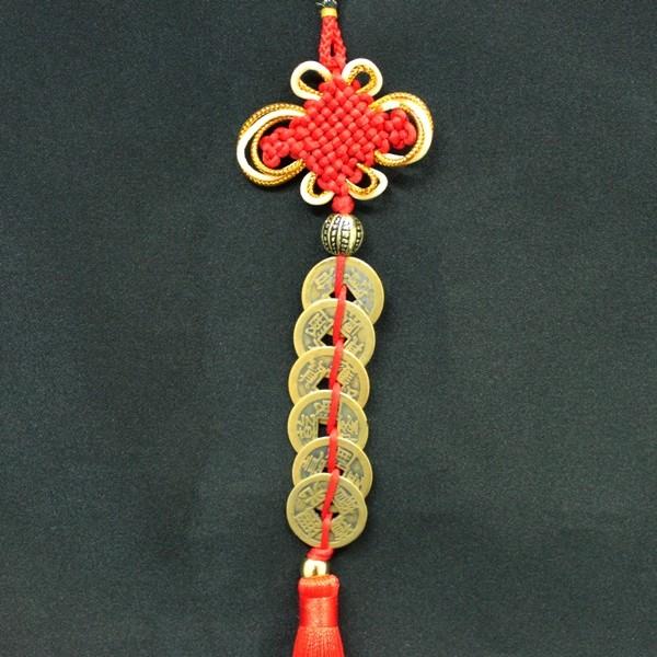 開運 風水古銭 古銭 風水 置物 中国結び 中国結び飾り 縁起物 飾り 金