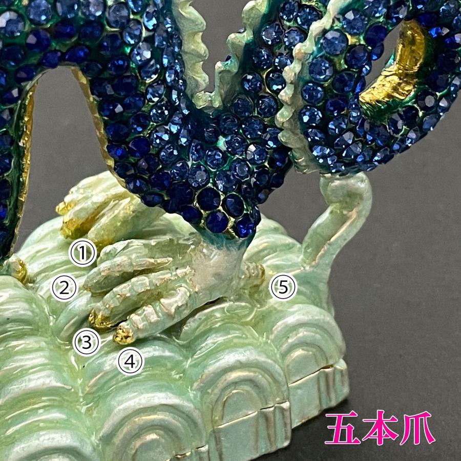 開運 龍の置物 龍 置物 風水 玄関 金 風水グッズ 五本爪 金龍 ライン