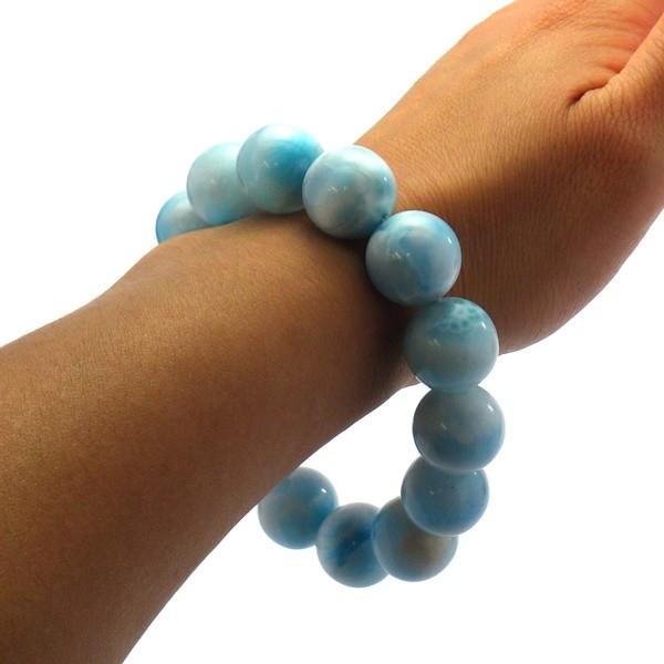 開運 ラリマー ブレスレット レディース メンズ パワーストーン