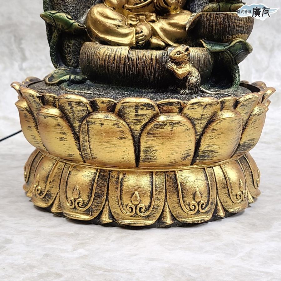 特大 ガネーシャ像 風水置物 ブロンズ 真鍮 アンティーク☆ 特大