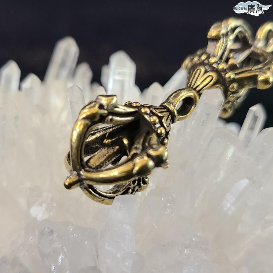 開運 バジュラ 五鈷杵 密教法具 金剛杵 風水 置物 魔除けグッズ 風水