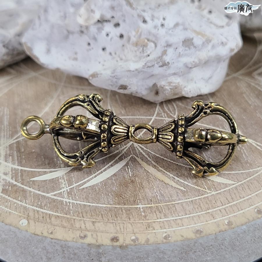 開運 バジュラ 五鈷杵 密教法具 金剛杵 風水 置物 魔除けグッズ 風水