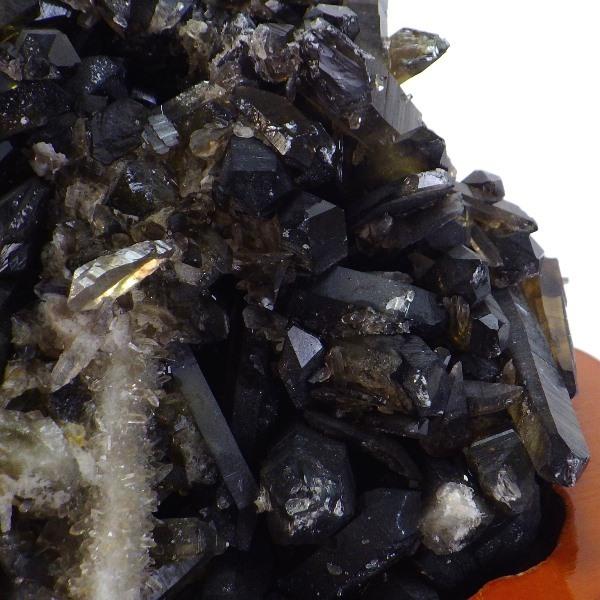 AAA級【魔除け】◆天然モリオン黒水晶原石 B88C6/211C01B 開運 モリオン 黒水晶 原石 魔除け パワーストーン 天然石 置物 信頼