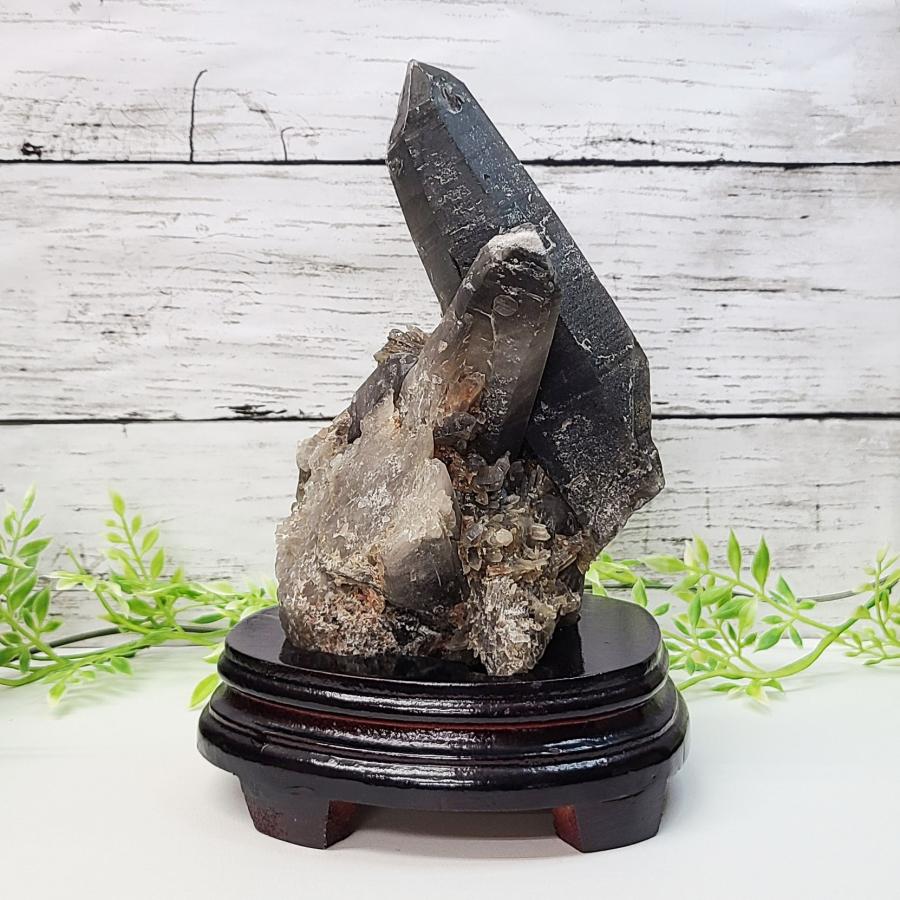 開運 モリオン 黒水晶 原石 魔除け パワーストーン 天然石 置物 信頼
