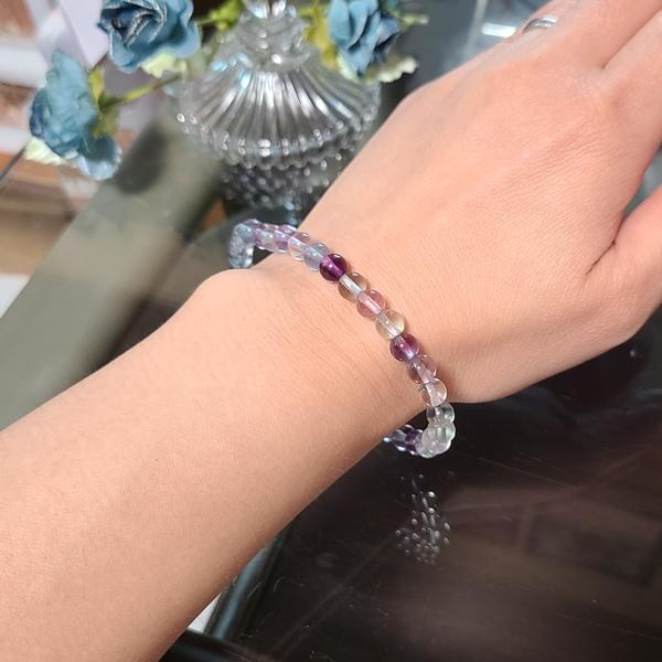 開運 フローライト ブレスレット 意味 レディース メンズ 天然石