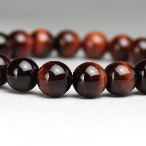 開運 レッドタイガーアイ 8mm 虎目石 メンズ レディース ブレスレット