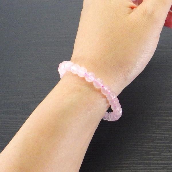 ローズクオーツ龍ブレスレット　恋愛運 ローズクオーツ龍ブレスレット 恋愛運