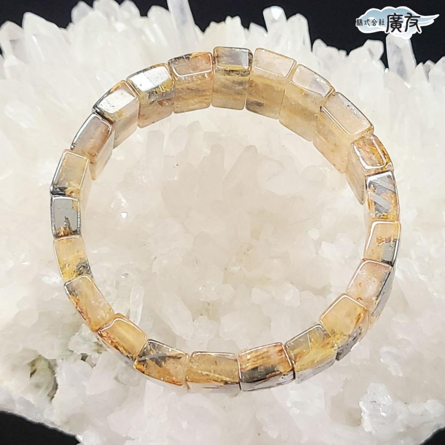 お値下げ　新品未使用　ルチルバングル　太陽花あり Amazon | 【英雅堂】ルチルクォーツ バングル ブレスレット 太陽