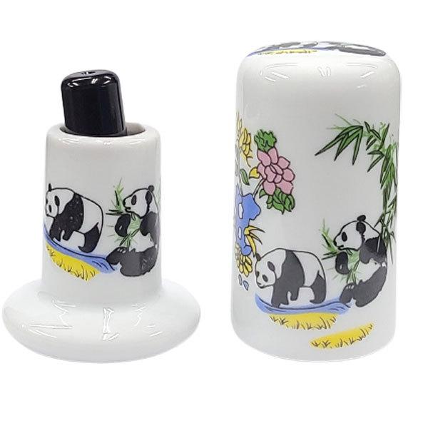 昭和レトロ つまようじ入れ セット　陶器　爪楊枝入れ　動物　干支 パンダ グッズ 雑貨 つまようじ入れ ケース 爪楊枝入れ 陶器 昭和