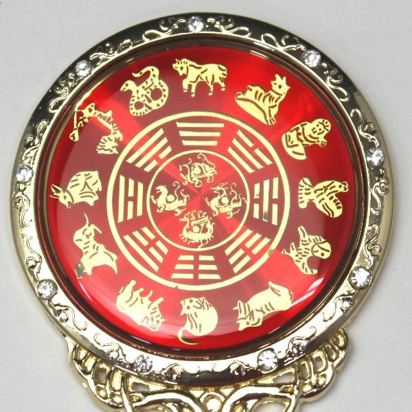 開運 風水 鏡 魔除け 風水鏡 お守り 風水グッズ 開運グッズ ( 風水開光