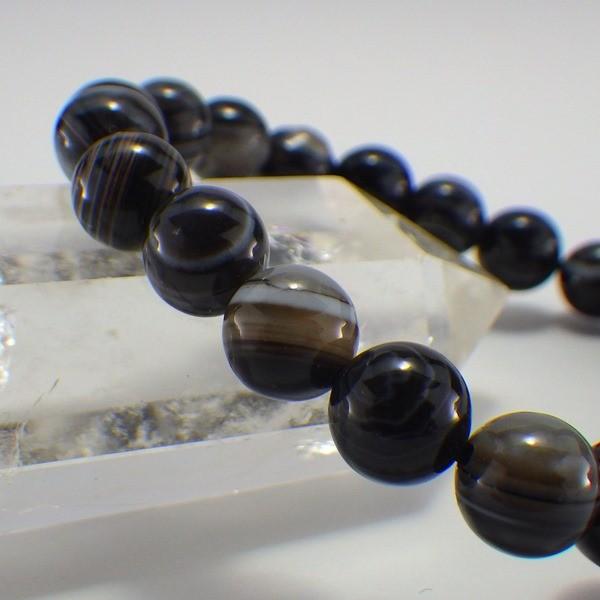 開運 天眼石 8mm メノウ 瑪瑙 メンズ レディース ブレスレット アイ 