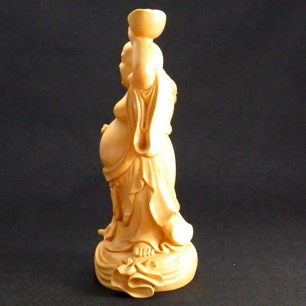 布袋様 置物 布袋さん 七福神 木製 ご利益 金運 縁起 布袋像 ハッピー