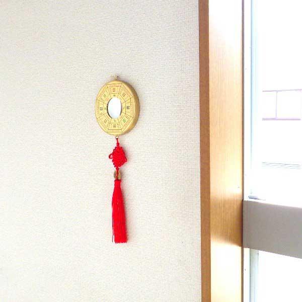 開運 風水 鏡 八卦鏡 魔除け 玄関 置物 八卦 壁掛け 魔除けグッズ 風水