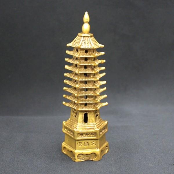 銅器 九層宝塔 文昌塔 家庭 事務室書斎 書架 装飾品 置物 銅器 九層宝塔 文昌塔 家庭 事務室書斎 書架 装飾品 置物