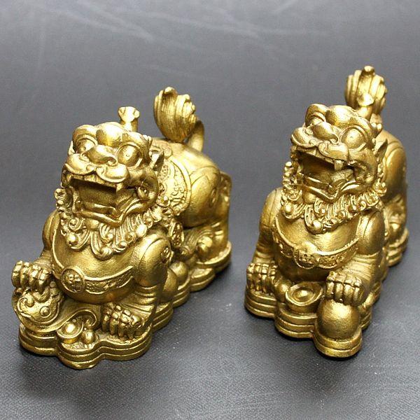 開運 - ヒキュウ 貔貅 ひきゅう 風水 飾りつけ 風水グッズ くじ引き 祈とう 金運祈とう 龍 飾りつけ 龍の飾りつけ 2026 ( 銅製 元宝貔貅ヒキュウ 二人組 ) 楽器、手芸、コレクション-占い、開運