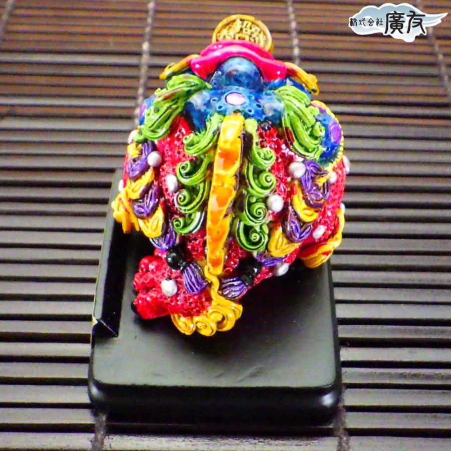 【ジモティー限定出品】三脚蛙｜縁起物・置物｜ 開運 三脚蛙 三本足 カエル 置物 カラフル 風水 玄関 縁起 かわいい