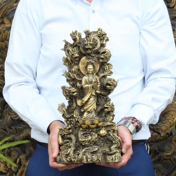 開運 龍の置物 玄関 干支 金 銅製 金色 龍置物 風水 龍 置物 真鍮 風水